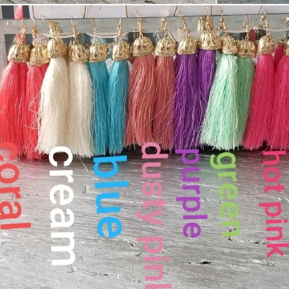 Tassle Earrings - Picture 2 of 2